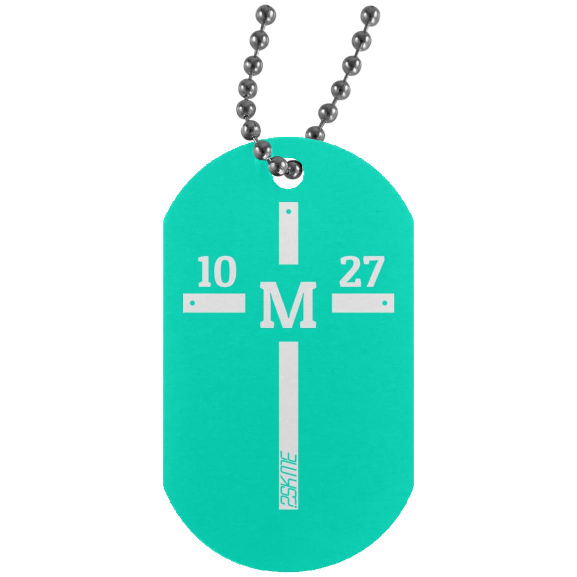 Custom Verse Silver Dog Tag