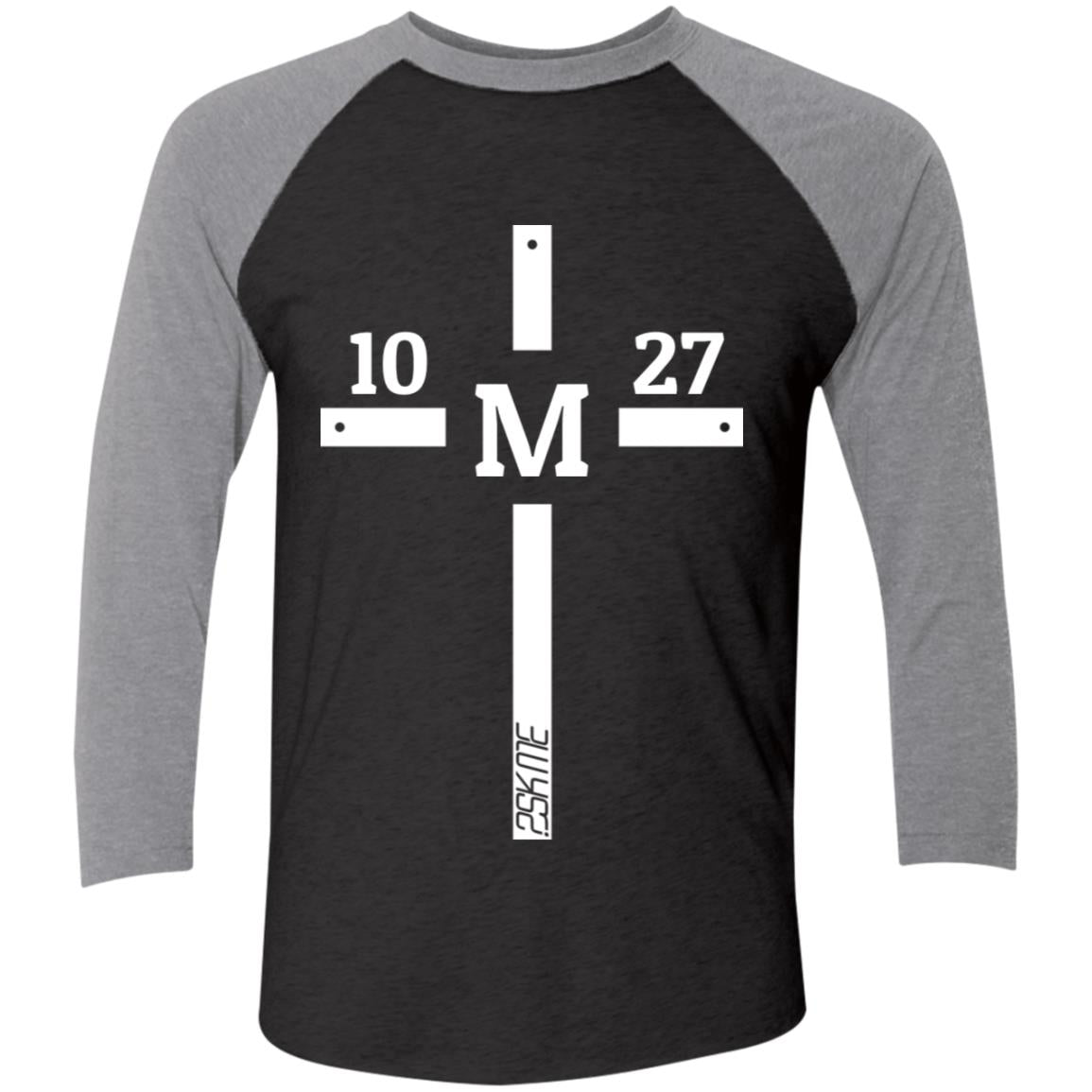 Men&#39;s | Multi-Color | Custom Verse Performance Tee | 3/4 Raglan Sleeve | Tri-Blend