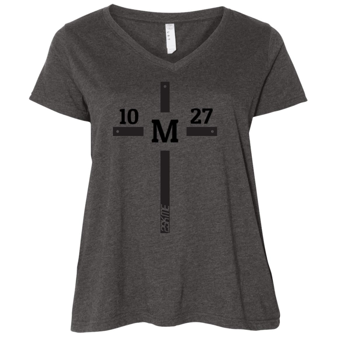 Women's | Custom Verse Curvy V-Neck Tee