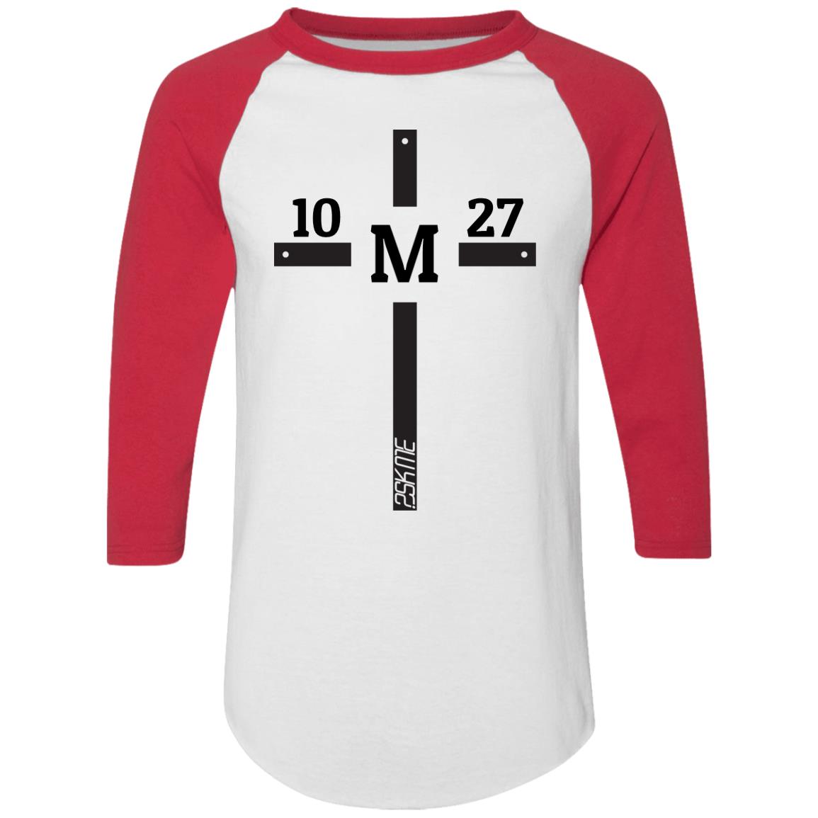 Men's | Multi-Color | Custom Verse Performance Tee | 3/4 Raglan Sleeve