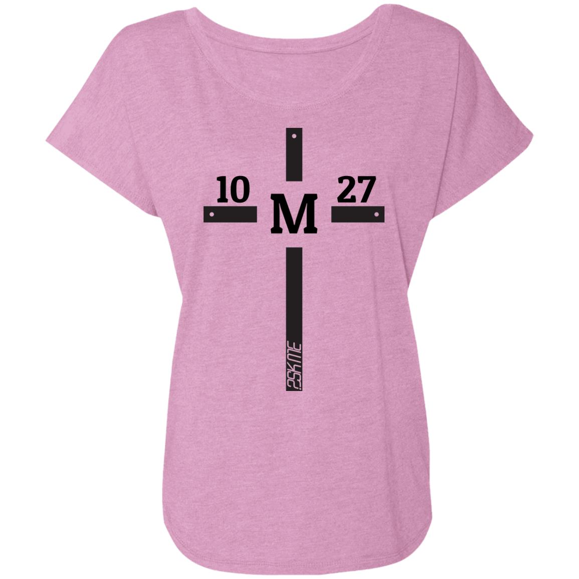 Women's | Custom Verse Tee | Tri-Blend Dolman Sleeve