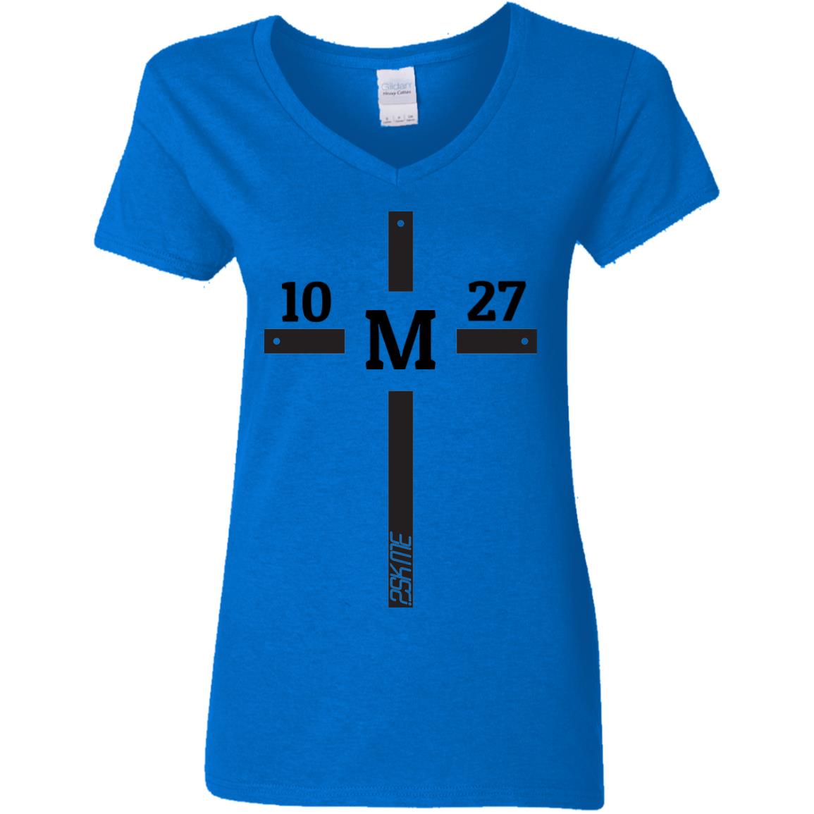 Women's | Custom Verse 100% Preshrunk Cotton V-Neck Tee