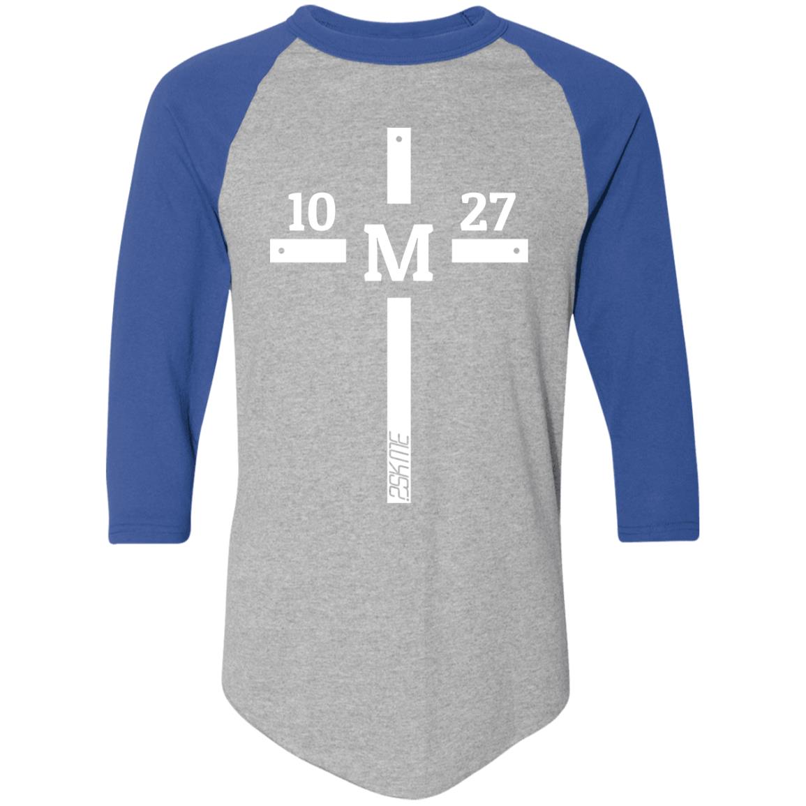 Men's | Multi-Color | Custom Verse Performance Tee | 3/4 Raglan Sleeve