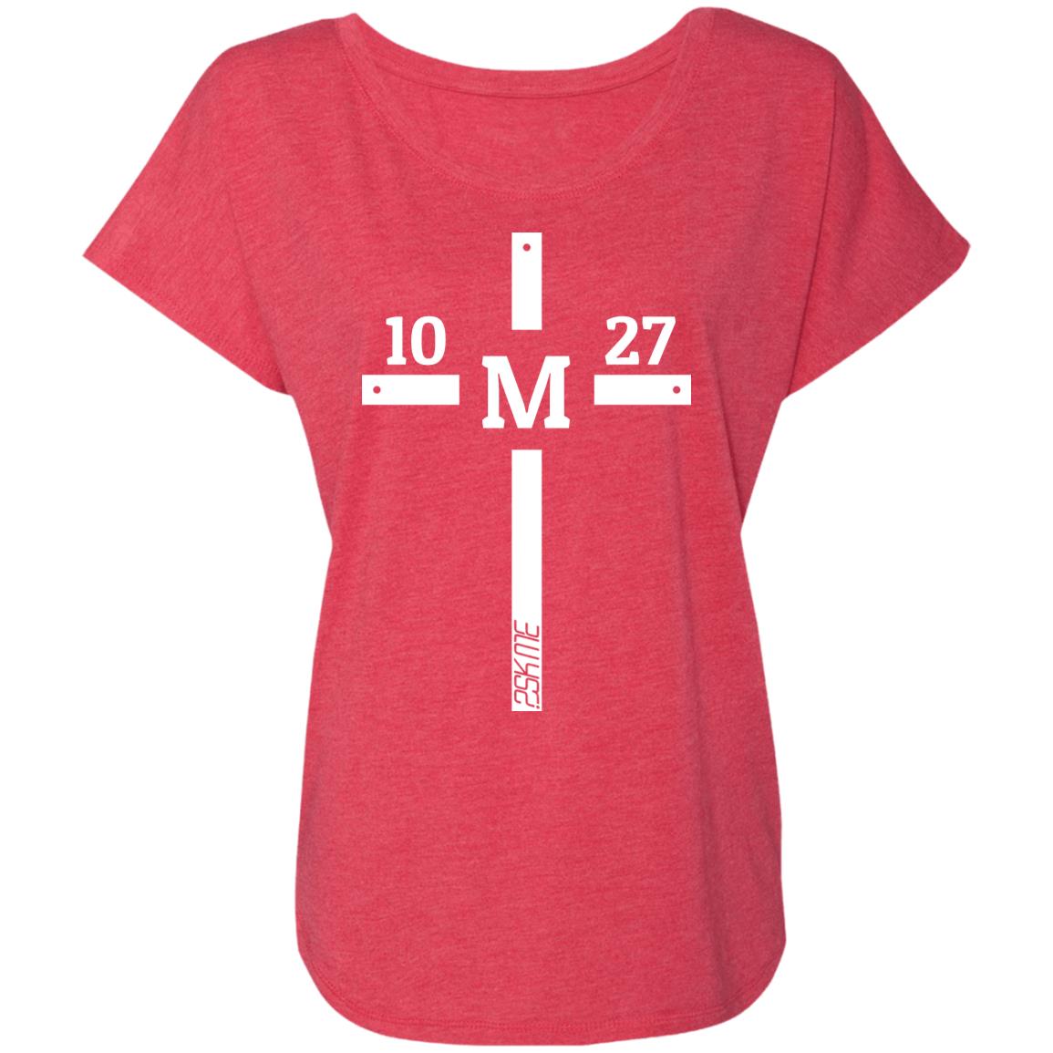 Women's | Custom Verse Tee | Tri-Blend Dolman Sleeve