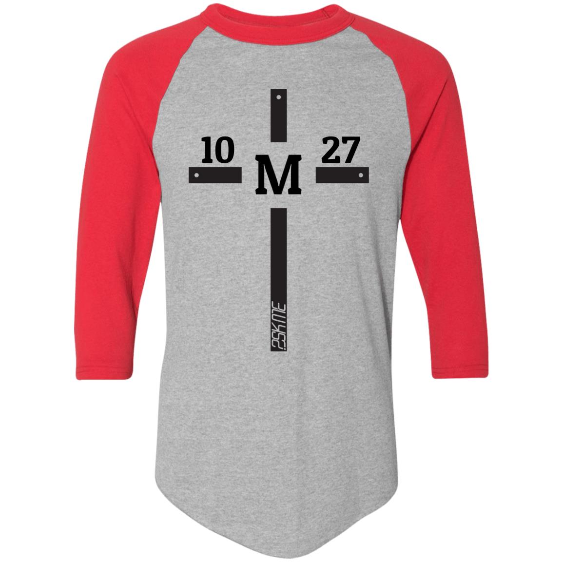 Men's | Multi-Color | Custom Verse Performance Tee | 3/4 Raglan Sleeve