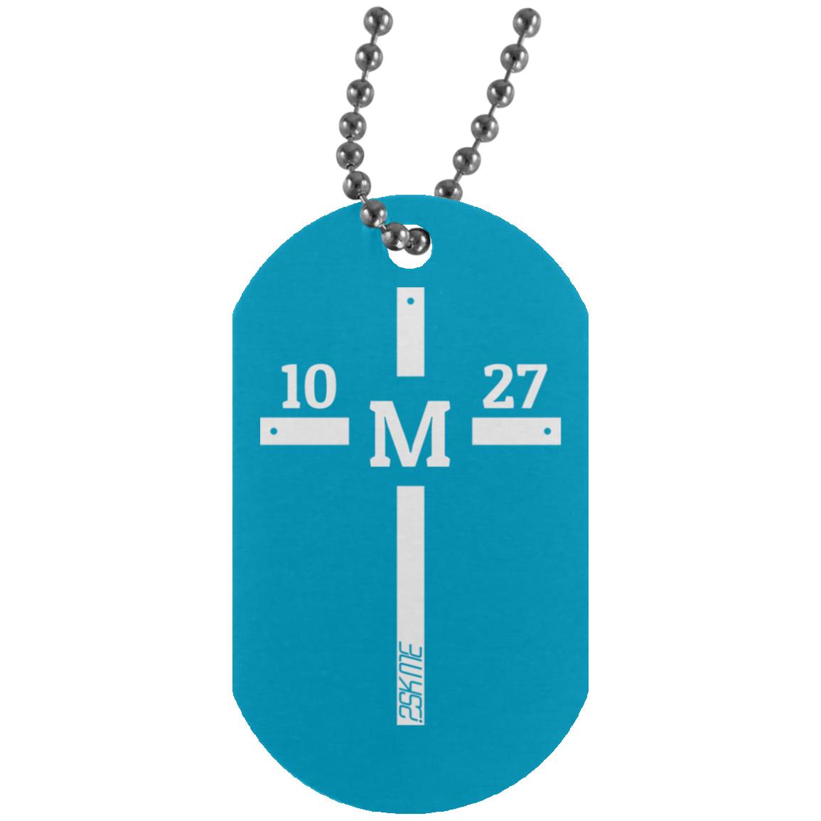 Custom Verse Silver Dog Tag