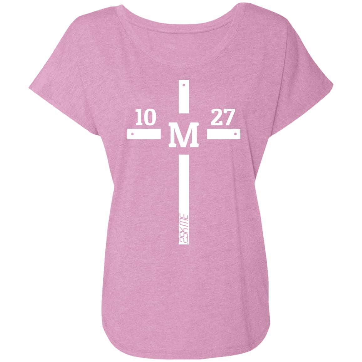 Women's | Custom Verse Tee | Tri-Blend Dolman Sleeve