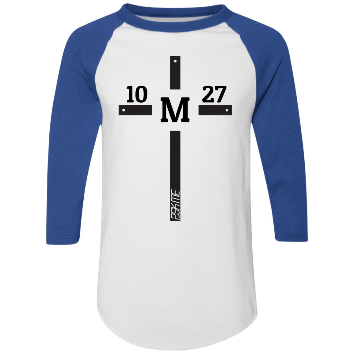 Men's | Multi-Color | Custom Verse Performance Tee | 3/4 Raglan Sleeve