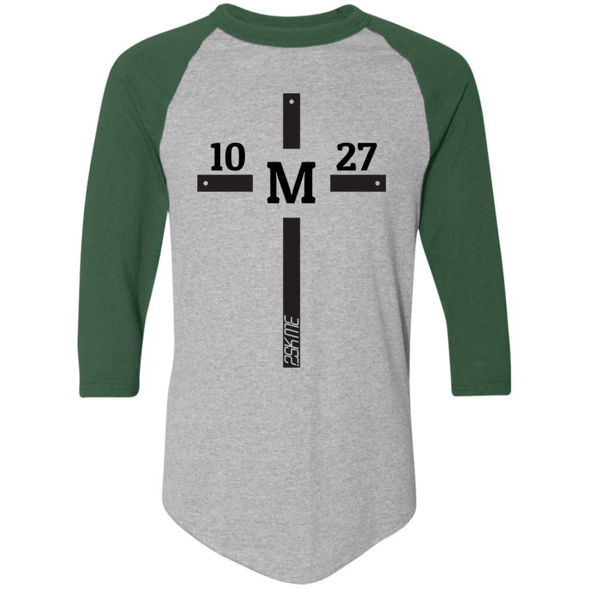 Men's | Multi-Color | Custom Verse Performance Tee | 3/4 Raglan Sleeve