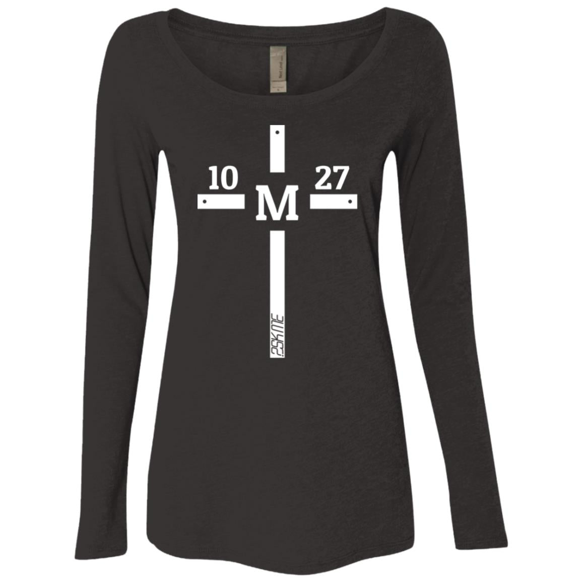 Women's | Custom Verse Long Sleeve Performance Tee | Tri-Blend Scoop